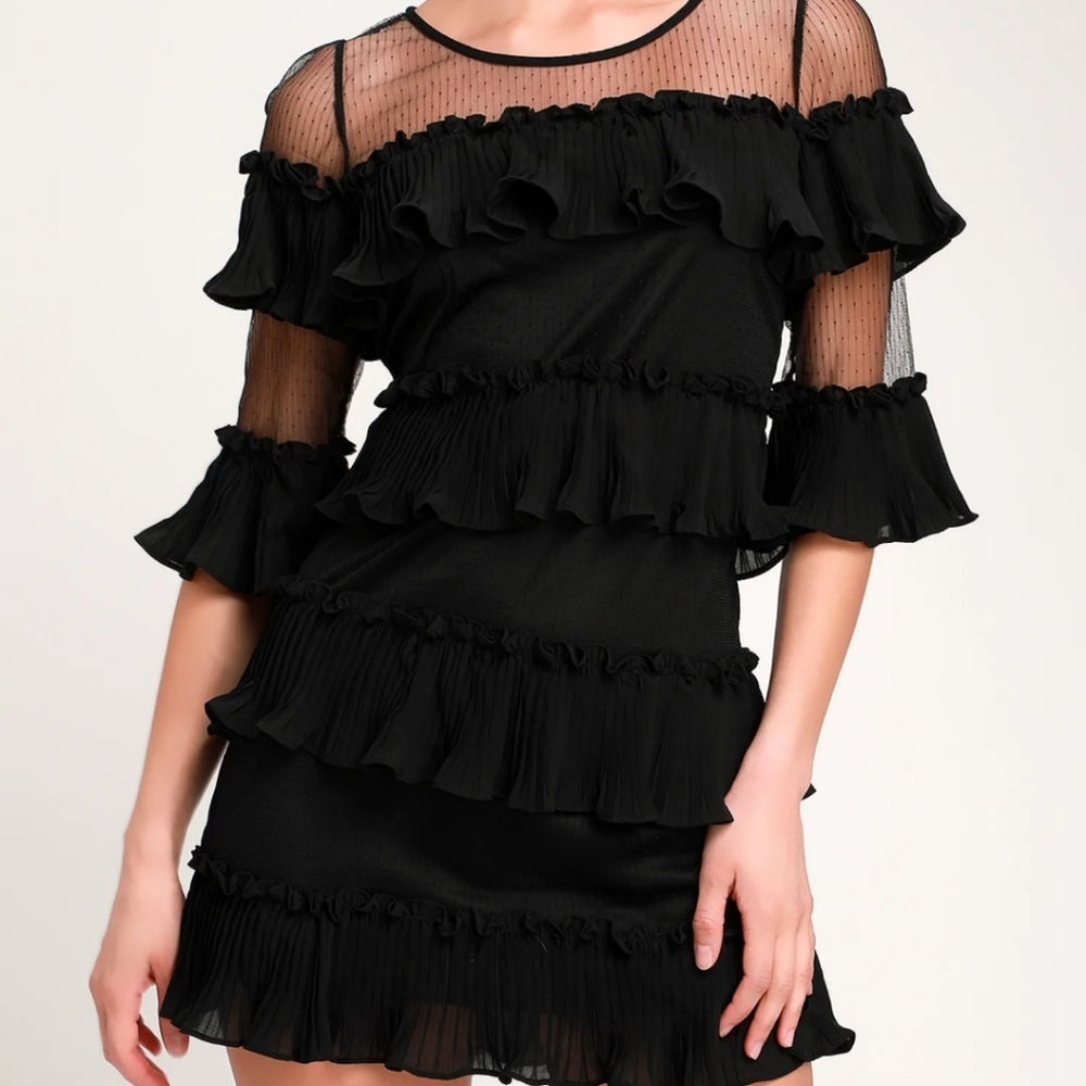 103B. NWT Lulu's Little Black Dress - Size Large